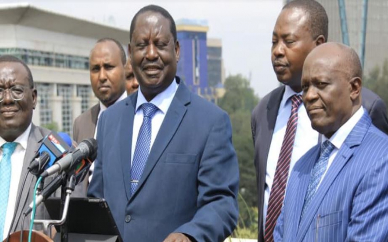 Raila speaks out on dying tea sector