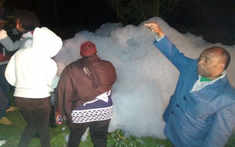 Residents marvel at ice blocks from ‘heaven’