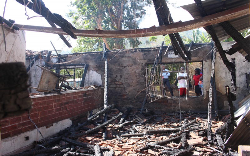 Three siblings killed in house fire (Photos)