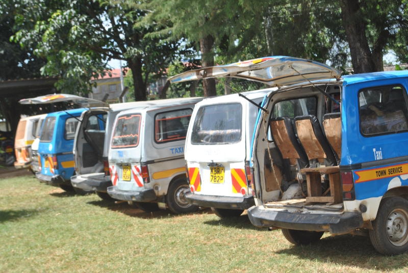 Non-compliant 5-seaters ordered out of Kakamega town