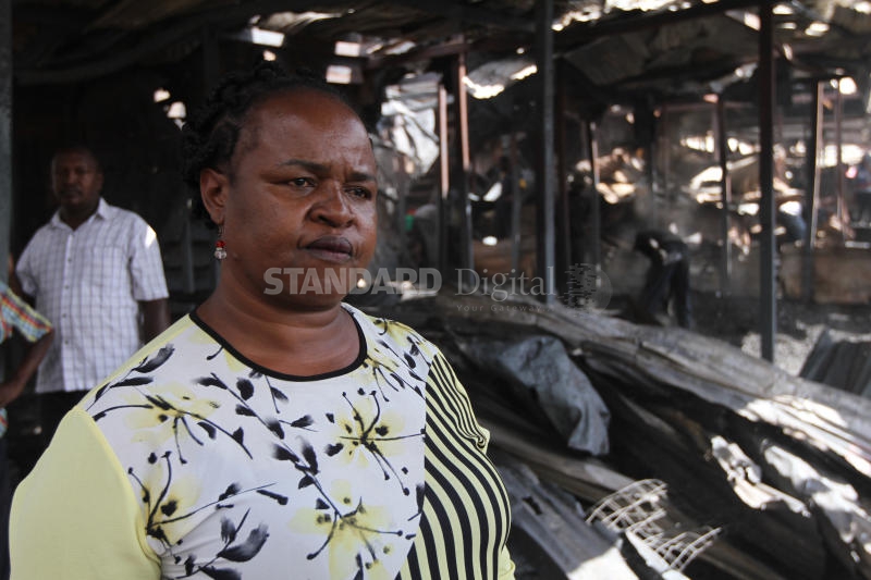 Traders lose property as Gikomba burns, again