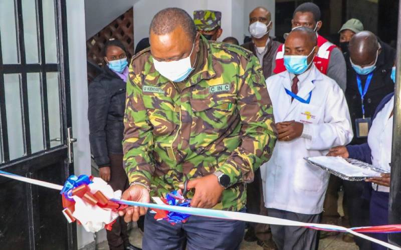 Uhuru commissions 5 new hospitals in night operation 