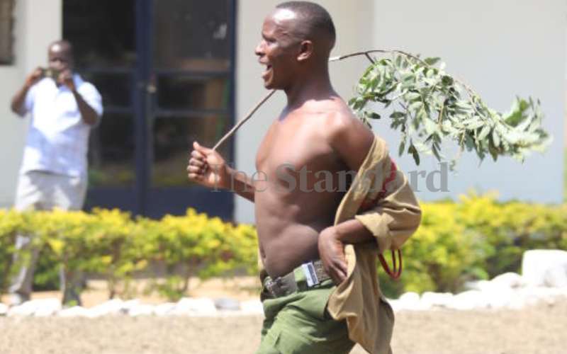 In 2019, Kisumu AP officers staged a riot drill.