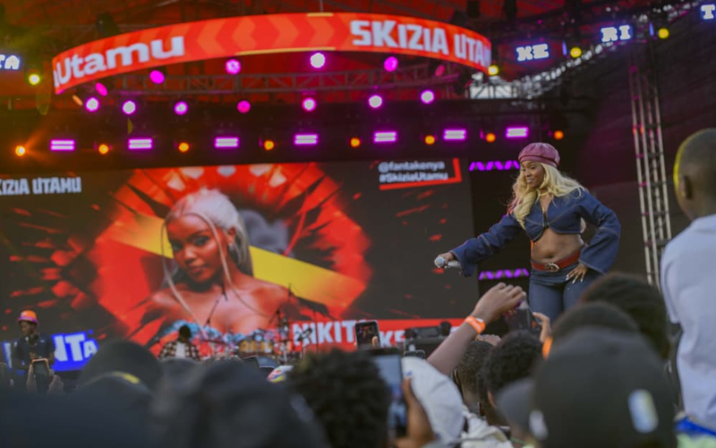Colloblue, Nikita Kering lead star-studded performances at Fanta Skizia Utamu concert