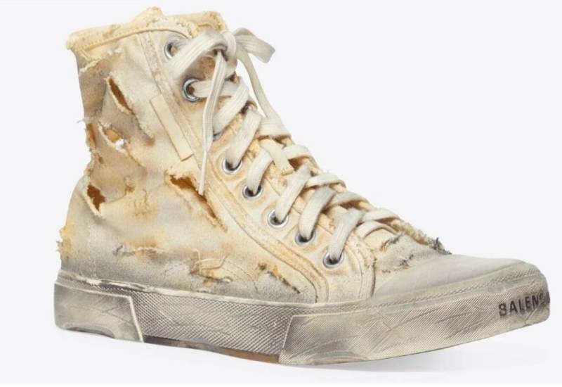 Balenciaga selling tattered sneakers for Ksh. 214,785