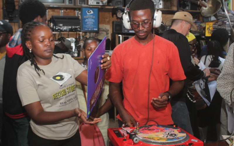 Kenyatta Market turns into vinyl hub for World Record Store Day celebration