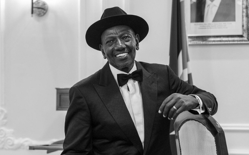 PHOTOS: President Ruto dazzles in sleek black tux, fedora during Kalasha Awards
