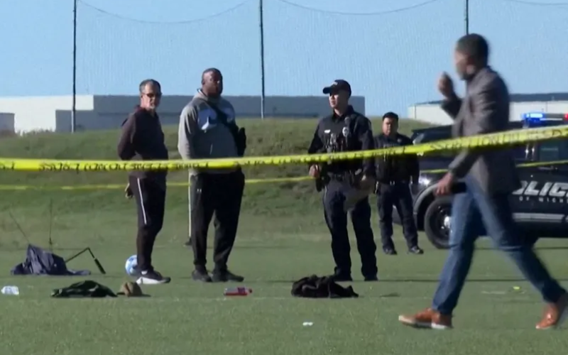Two killed, 10 injured as truck ploughs into children's football match in US