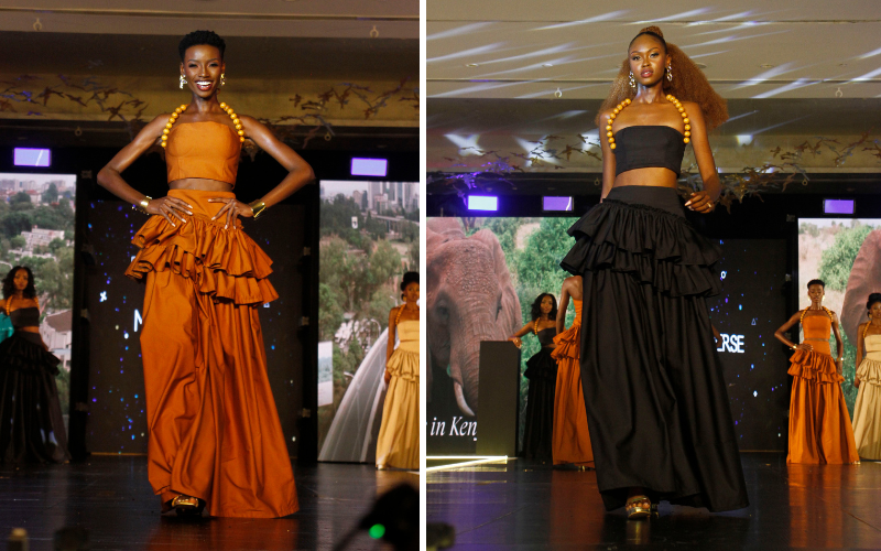 Designer Scovia Miruka explains inspiration behind Miss Universe Kenya's beaded outfit