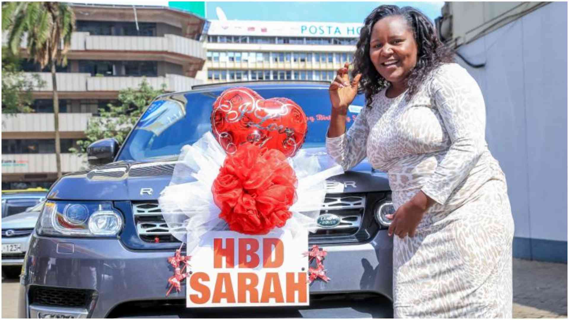 Sarah Mtalii discloses she bought herself Sh30 million Range Rover birthday gift, not hubby