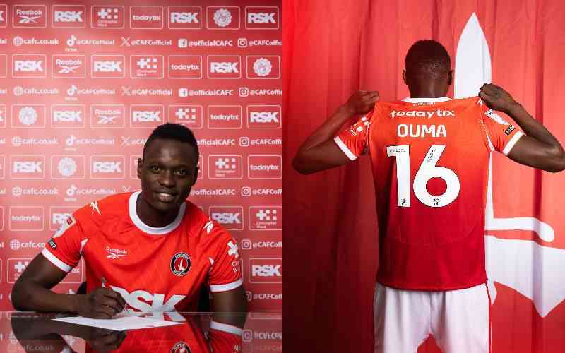 Harambee Stars midfielder Timothy Ouma joins Charlton Athletic on loan