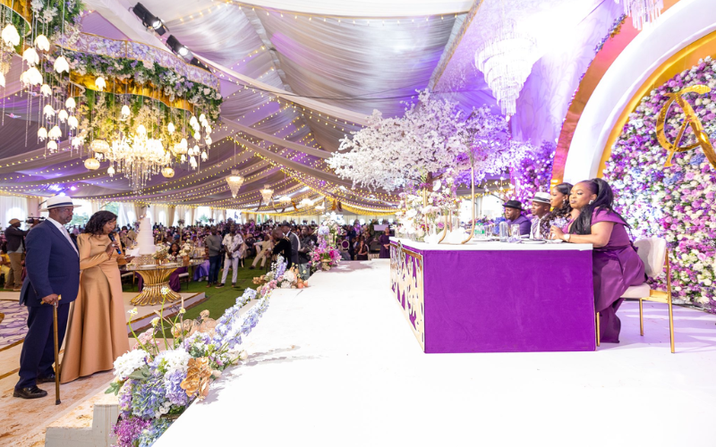 Ruto graces Allan Chesang's posh wedding, urges youth to embrace marriage