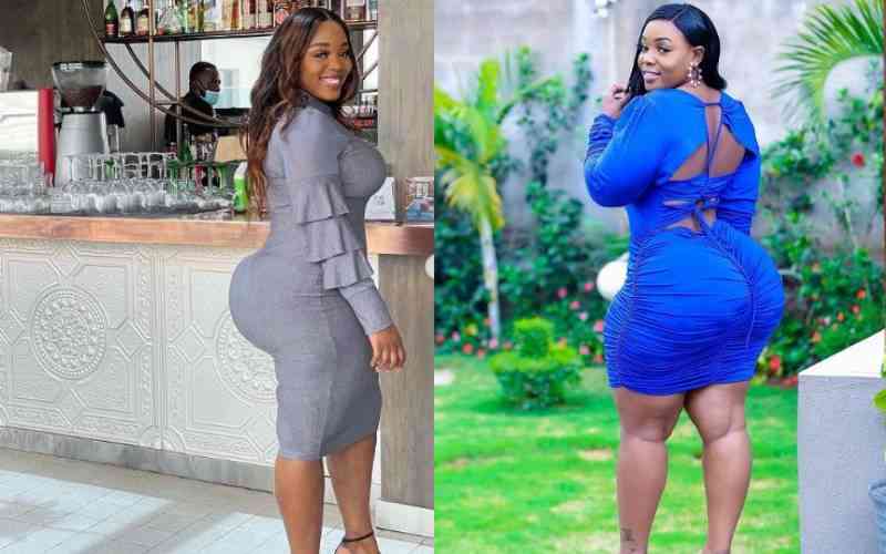 PHOTOS of socialite Risper Faith undergoing weight loss surgery