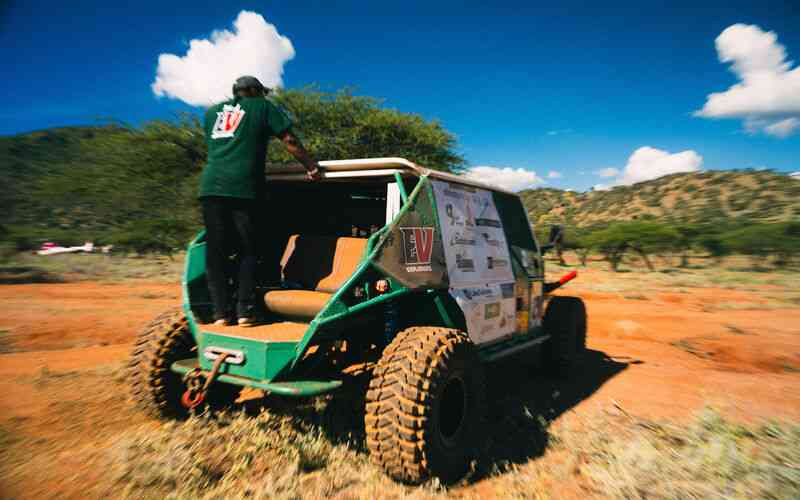 Kenyan-built electric vehicle finishes brutal Rhino Charge off-road challenge