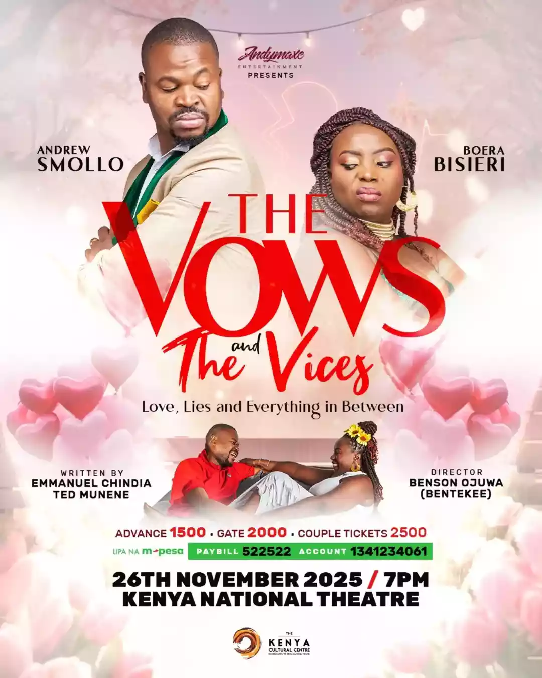 Actors Smollo, Bisieri set for powerful joint debut in 'The Vows'