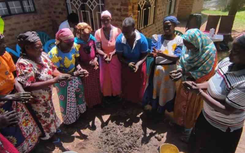 Briquettes: Mumias widows turn grief into green energy