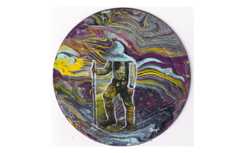 Artist Jacqui Ogolla turns recycled DVDs into surreal works of self-discovery