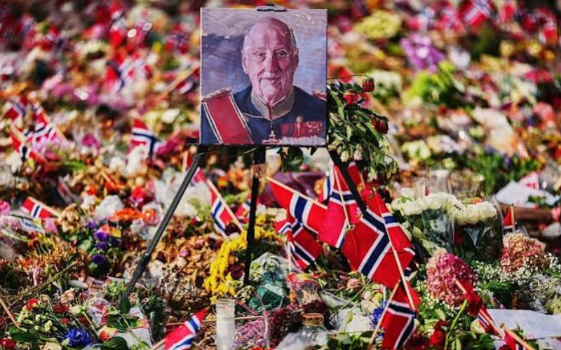 PHOTOS: Norway bids farewell to King Harald V as royals, world leaders grace state funeral