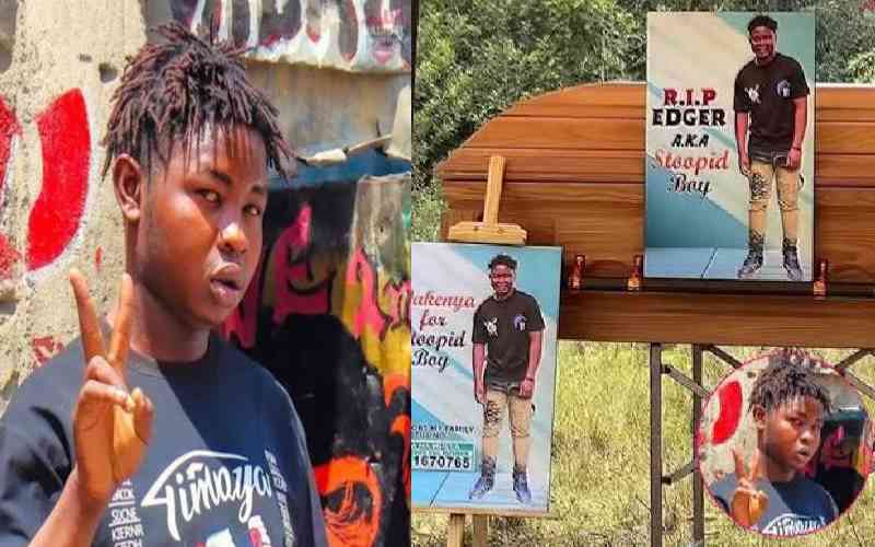 PHOTOS: 'G Bag na Jug' hitmaker Stoopid Boy laid to rest in quiet Kipipiri send-off