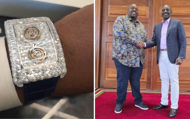 PHOTOS: Wicknell Chivayo splashes Sh556 million on Jacob and Co luxury watch