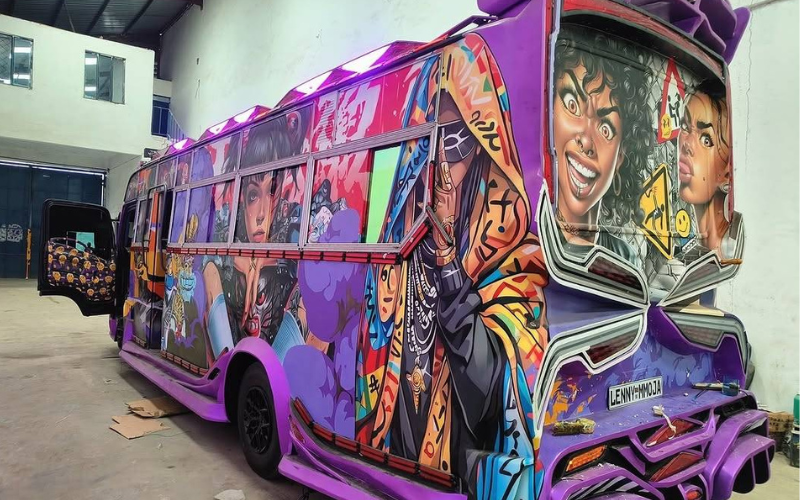 PHOTOS: Inside flashy George Ruto-linked 'nganya' with DJ set, bucket racing seats