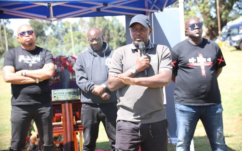 PHOTOS: Kenya's top football commentators gather to send off Diblo Kaberia in Meru