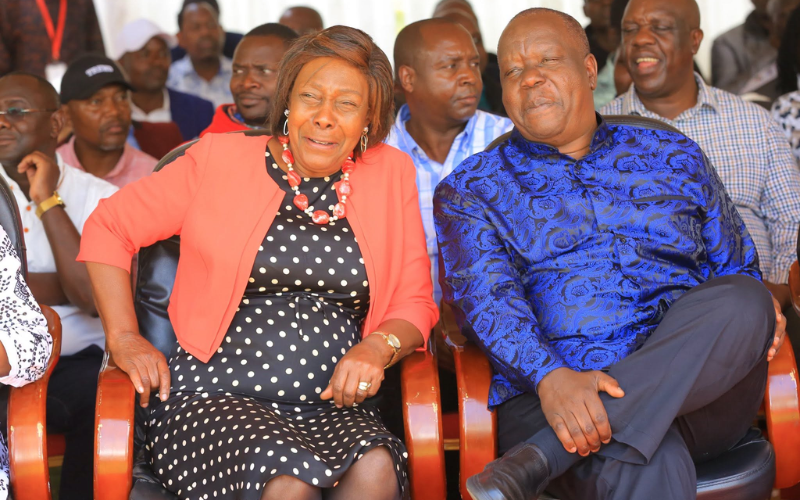 PHOTOS: Uhuru arrives in Kitale for Kijana Wamalwa's memorial as family marks 23 years