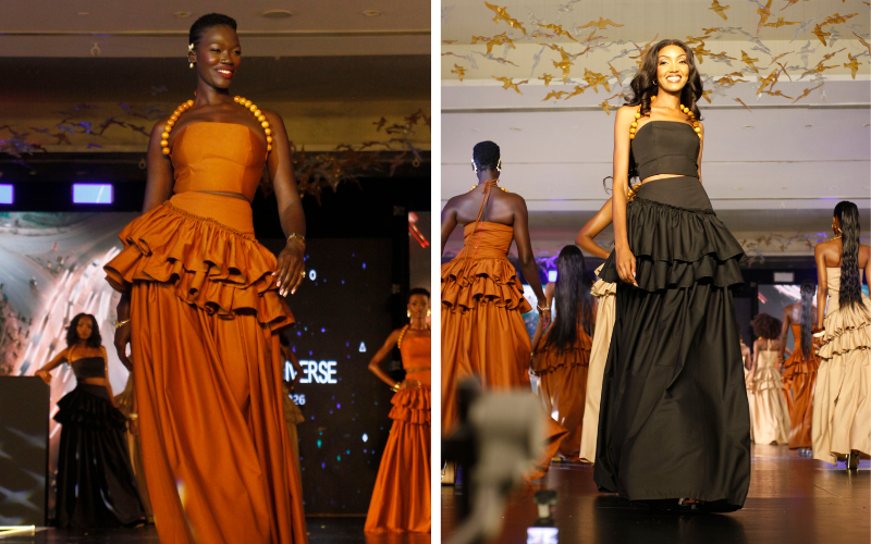 Designer Scovia Miruka explains inspiration behind Miss Universe Kenya's beaded outfit