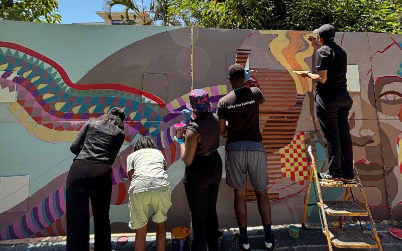 Viktart Mwangi: Artist behind popular Nairobi CBD murals invites public to join in painting
