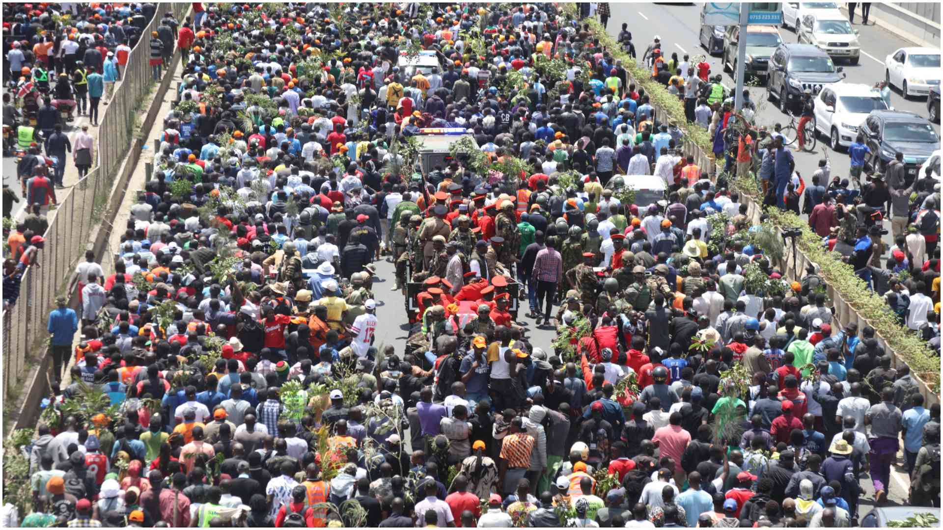 Mourning Raila Odinga in pictures