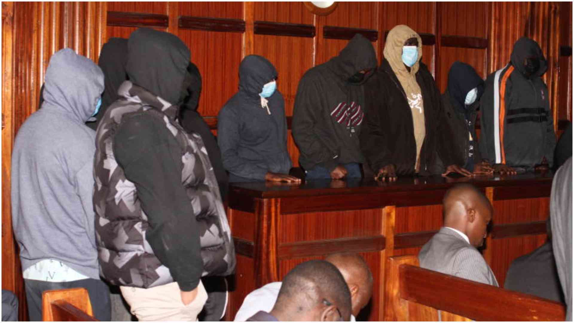Boniface Mwangi slams judiciary for allowing police suspects hide faces in court