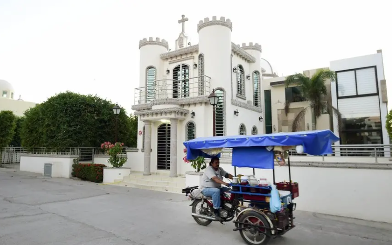 PHOTOS: Narco Cemetery, where Mexico cartel bosses buried in million-dollar bulletproof mansions