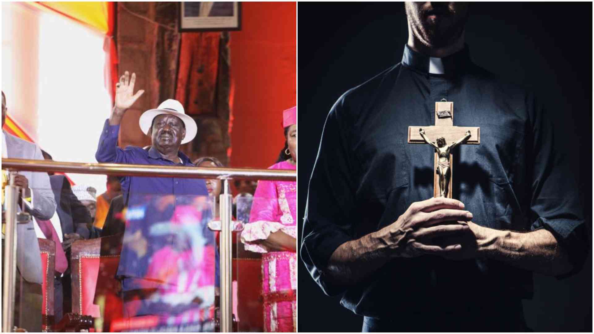 Day Raila Odinga avoided potential execution dressed like a Catholic priest