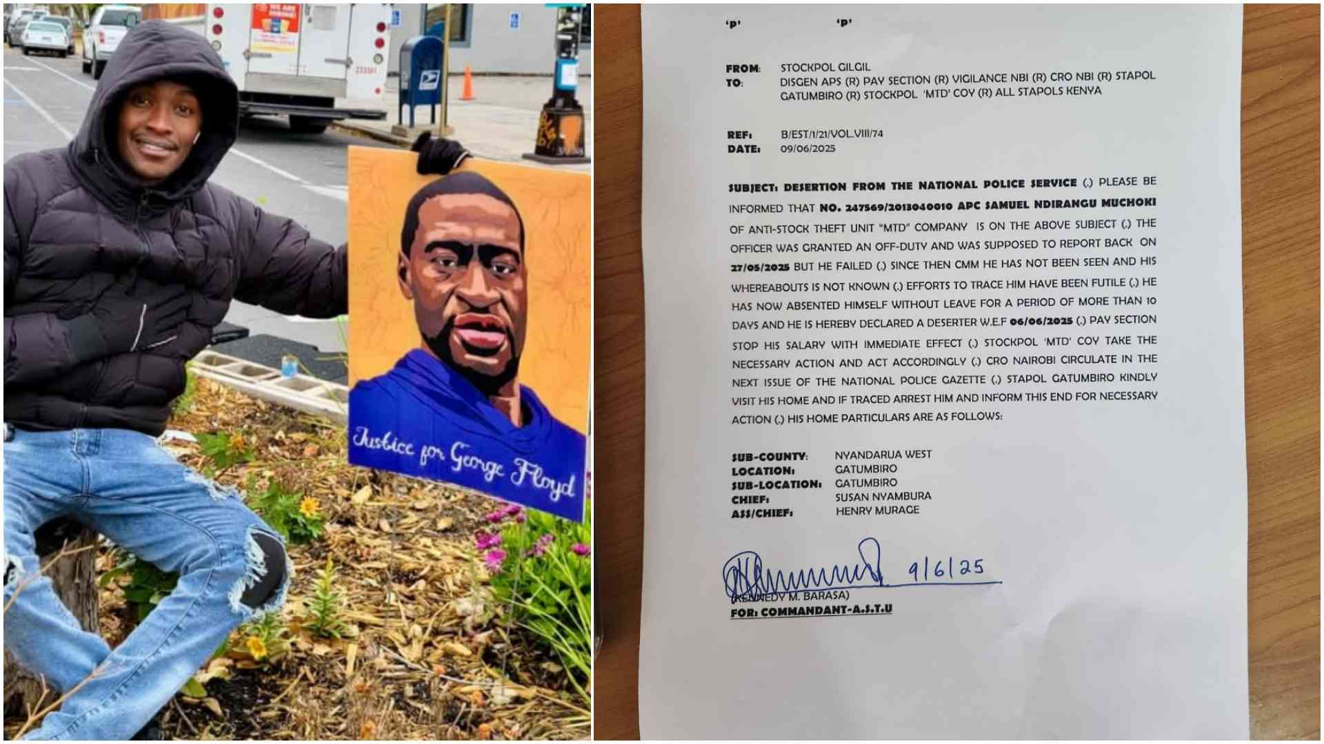 Samidoh arrest ordered after Mugithi singer deserts police duty, salary stopped