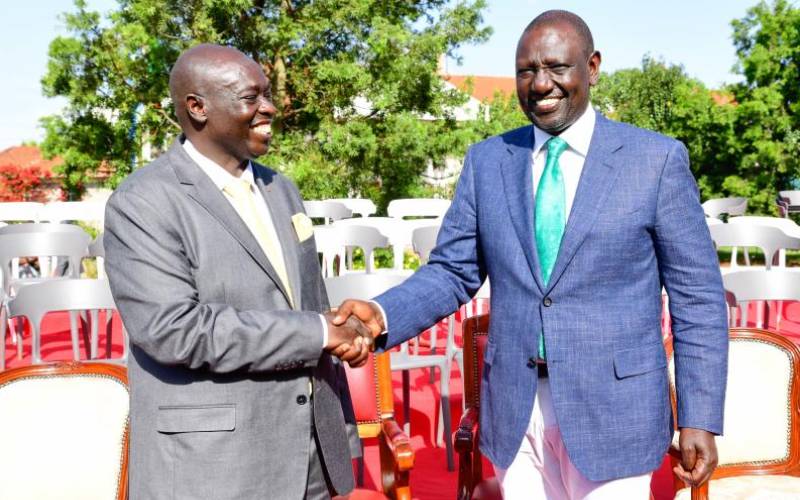 William Ruto: I will not fall out with Rigathi Gachagua - The Standard
