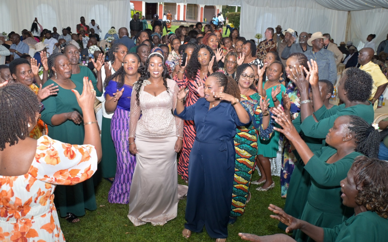 Senator Allan Chesang celebrates engagement with Chanelle Kittony in colourful, high-profile ceremony