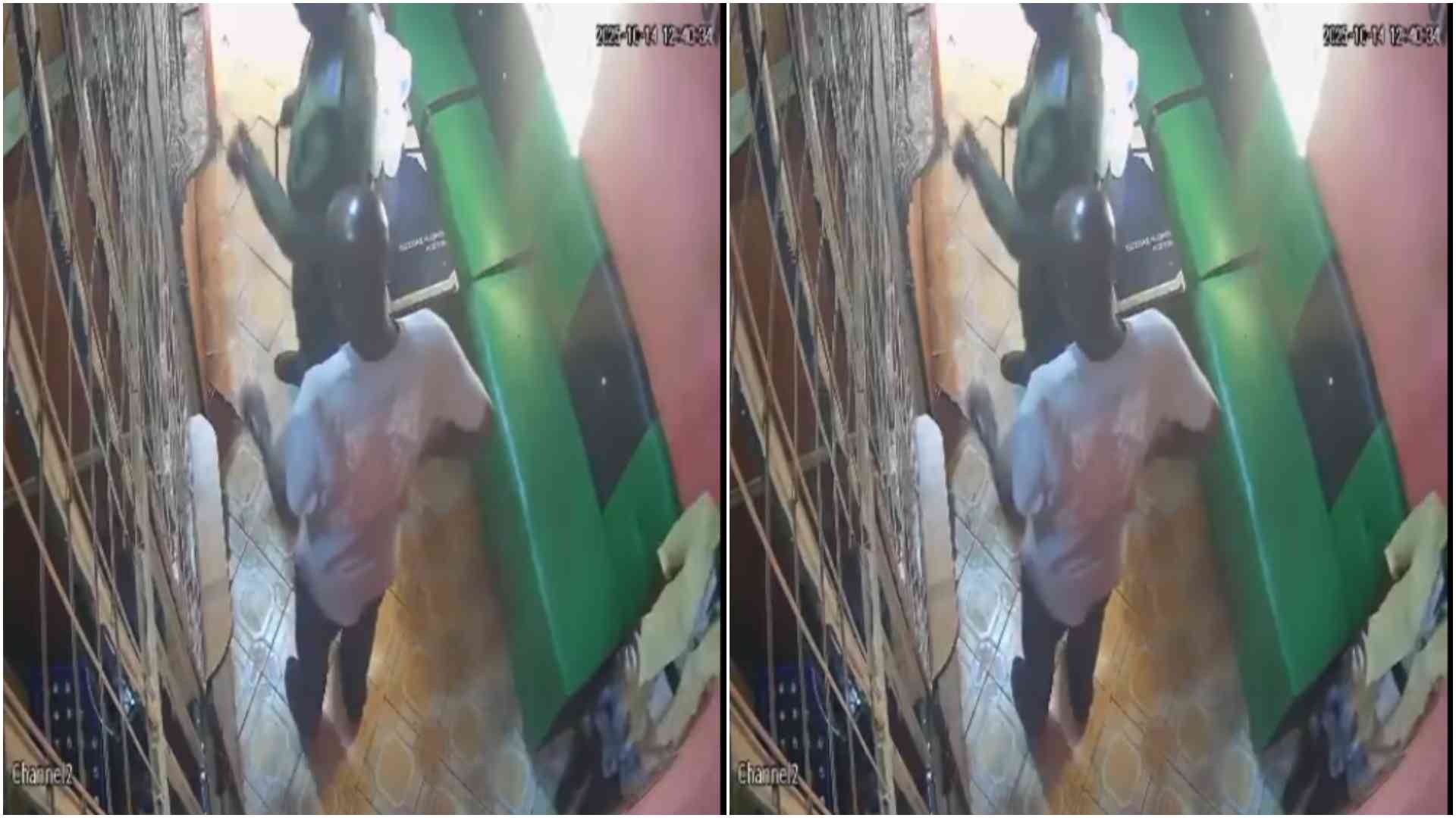 Video of senior police officer allegedly breaking into bar counter angers Kenyans