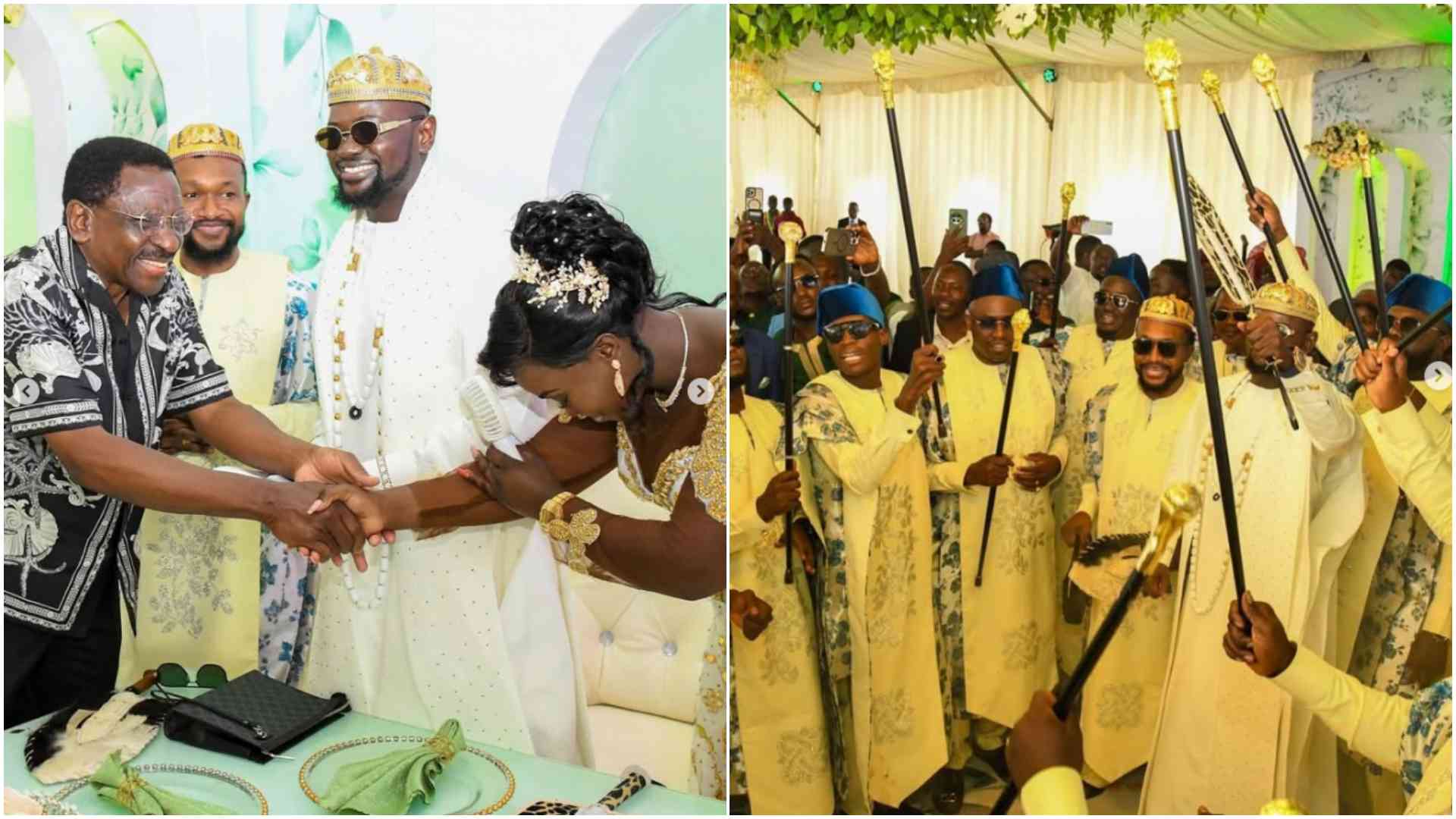 TikToker Nyako tears into Prince Indah's multimillion wedding fashion: 
