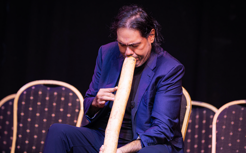 A musical journey across cultures: Oldest wind instrument the Didgeridoo meets classical violins