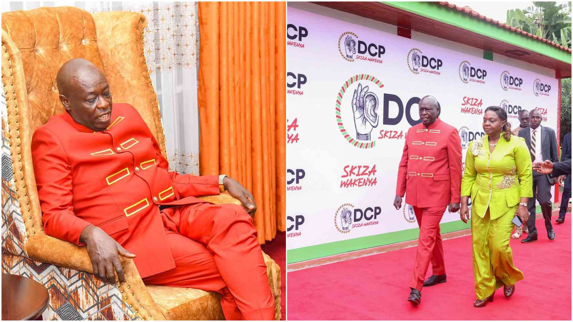Gunfire, chaos, pomp and colour as Gachagua launches DCP to challenge Ruto