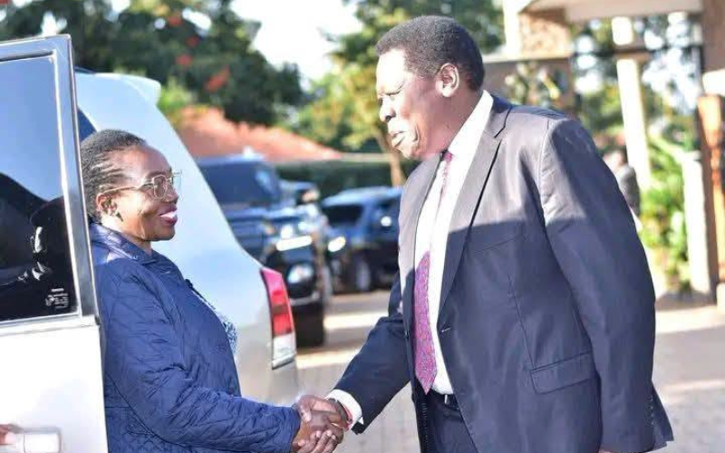 PHOTOS: Uhuru arrives in Kitale for Kijana Wamalwa's memorial as family marks 23 years