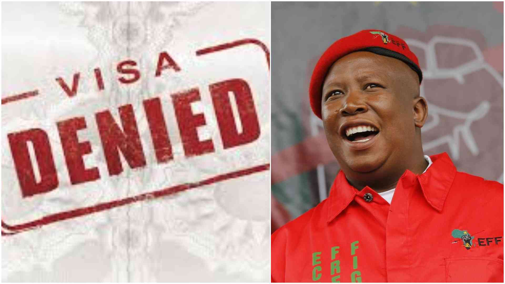 Julius Malema banned from entering UK over Hamas support, extremist remarks