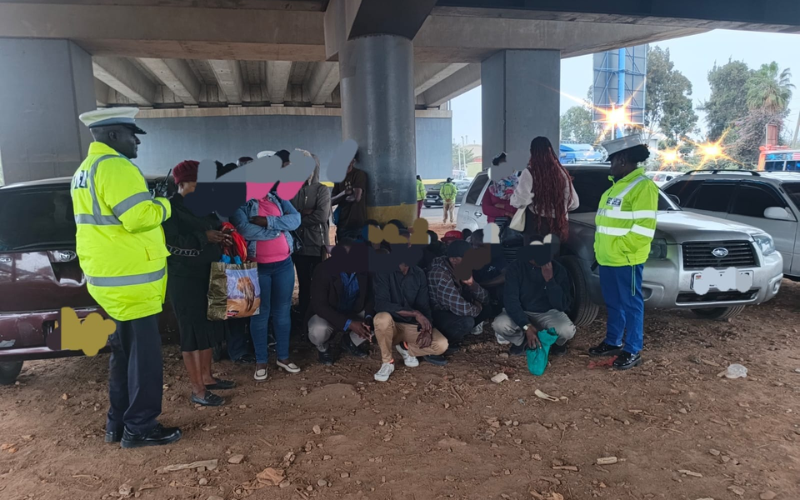 38 pedestrians arrested for failing to use GM footbridge along Mombasa Road
