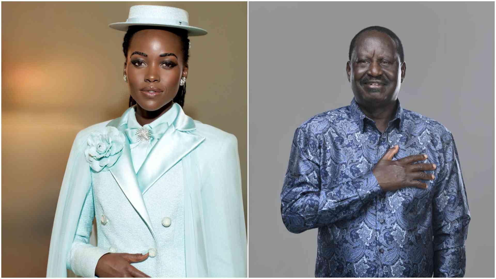 Lupita Nyong'o pays emotional tribute to Raila Odinga: 'Rest in Peace, Uncle Raila'