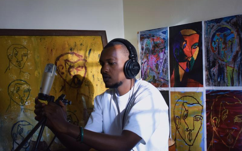 Ndung'u Mbithi's details journey through mental health in striking exhibition