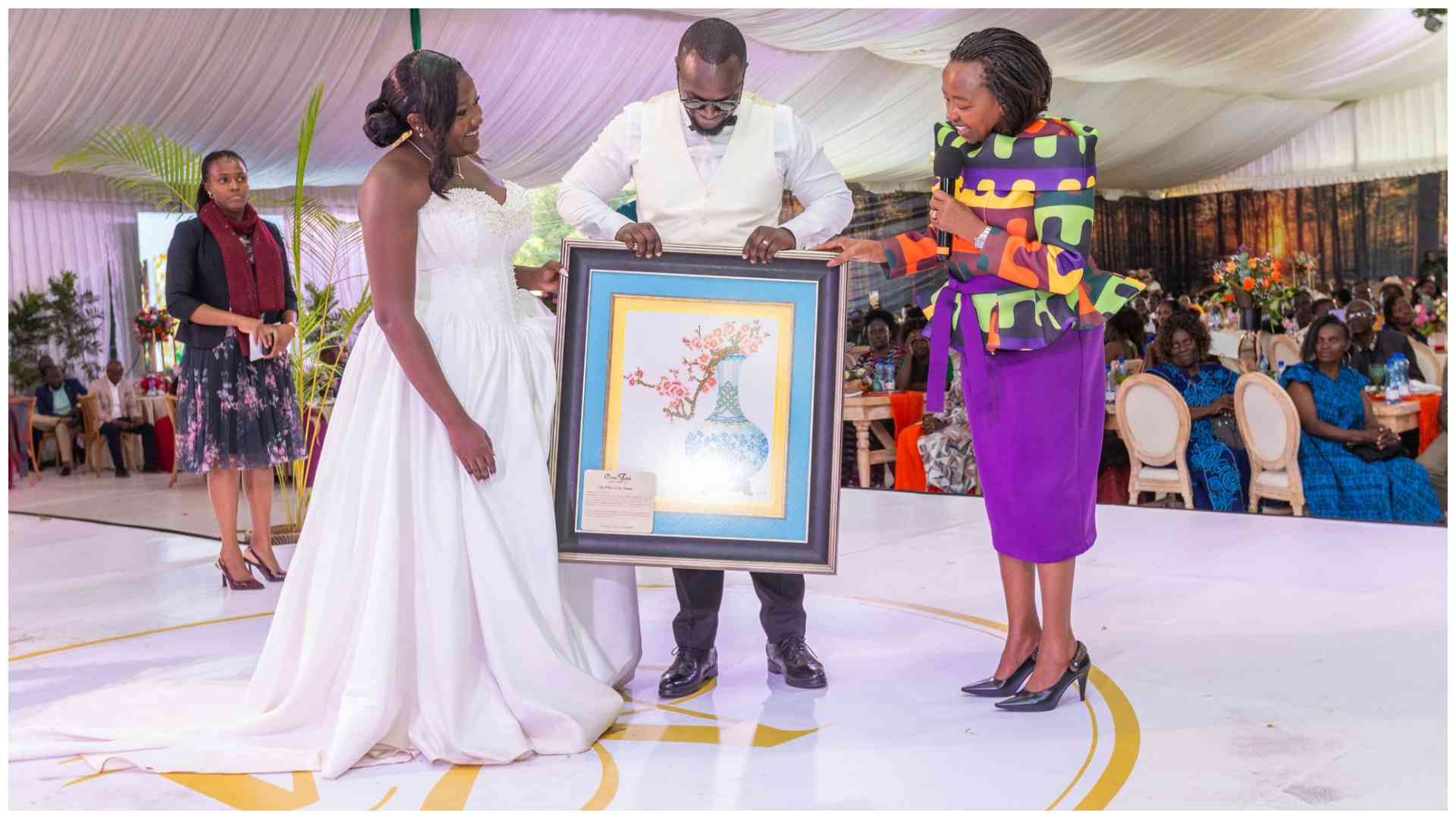 Environmentalist Isaac Kalua's daughter Michelle weds Michael Obiero in lavish ceremony