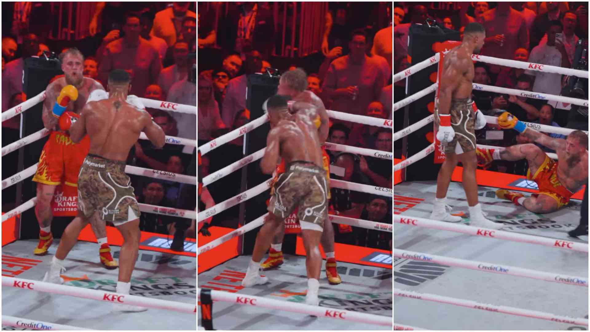 Anthony Joshua knocks out Jake Paul in one-sided boxing match