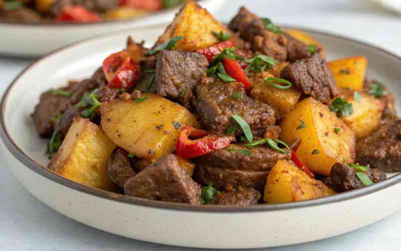 Easy recipe: Swahili beef and potato dry fry