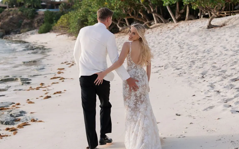 PHOTOS: MrBeast marries long-time partner Thea Booysen in intimate island wedding