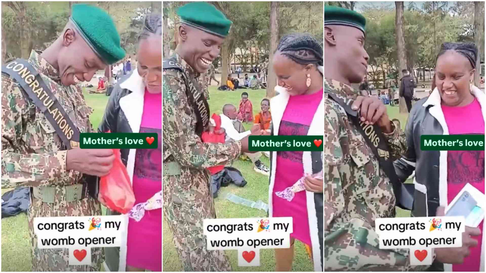 NYS graduand dumps mulika mwizi as mum sweetly gifts him brand new smartphone